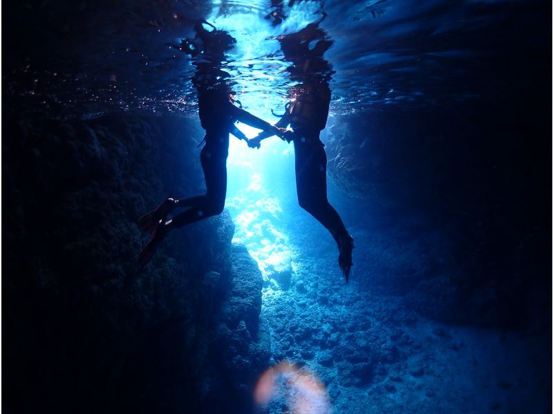 【毎日5組限定】ボートで楽々！青の洞窟シュノーケリング＆絶景パラセーリング★EX絶景体験★青の洞窟写真★熱帯魚餌付けの紹介画像