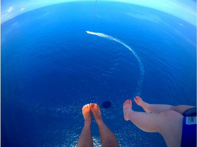 [每一次日五對限量版]藍洞浮潛和高處120m在商店預留船拖傘3座好的の紹介画像
