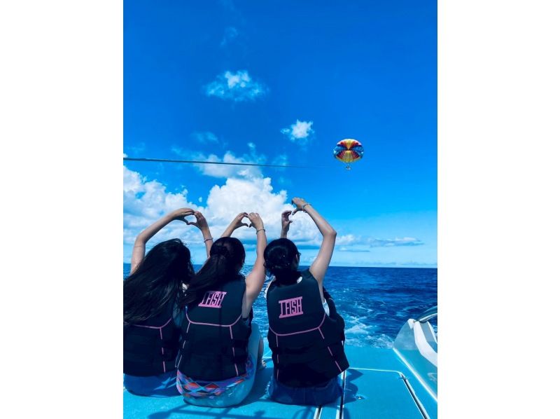 【毎日5組限定】ボートで楽々！青の洞窟体験ダイビング＆絶景パラセーリング★EX絶景体験★GoPro水中写真の紹介画像