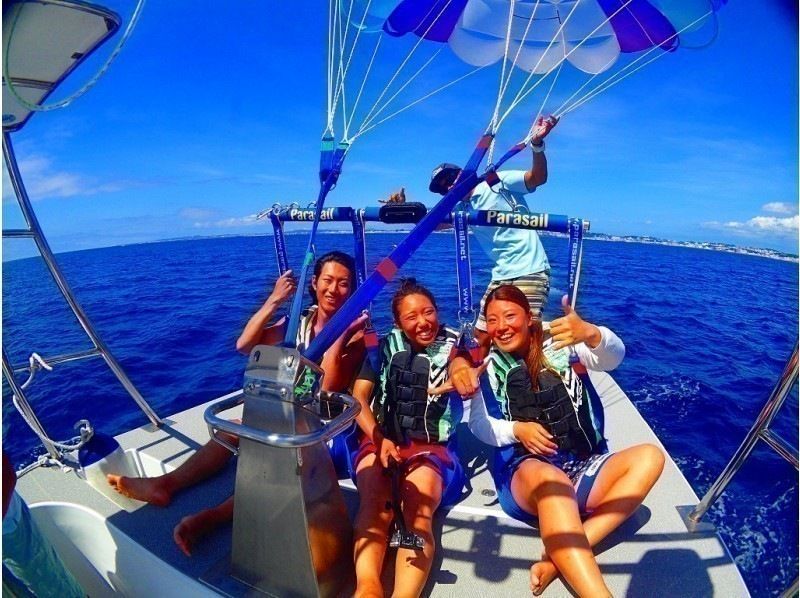 【毎日5組限定】ボートで楽々！青の洞窟体験ダイビング＆絶景パラセーリング★EX絶景体験★GoPro水中写真の紹介画像