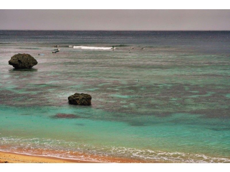 미야코 섬에서 서핑에 도전 해 후카 쿙에 접근하고 싶습니다.