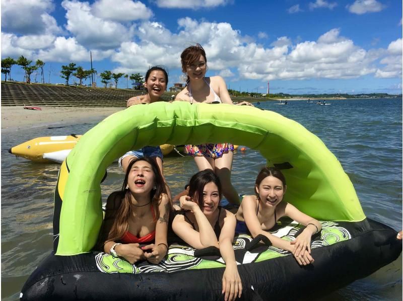 [Okinawa ・ Uruma city underpass road beach] fly board too Wakeboarding All six types have 180 minutes play unlimited planの紹介画像