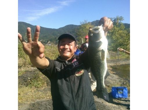 河口湖バス釣り教室 オカッパリ 岸釣り コース アクティビティジャパン