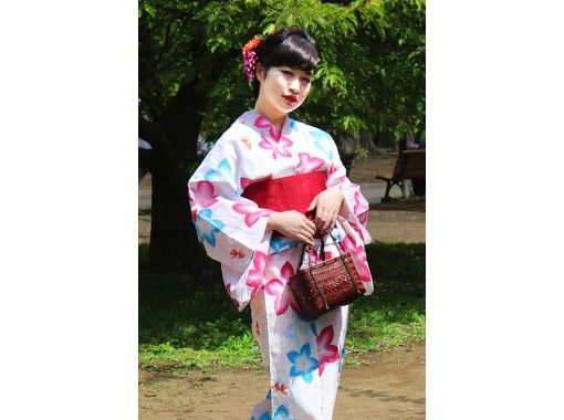 東京 原宿 原宿を素敵な浴衣姿でお散歩 浴衣ベーシックプラン 原宿駅から30秒 当日予約もok 手ぶらでお越しください アクティビティジャパン
