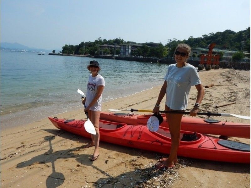 [Hiroshima/Miyajima] Kayak for the first time ♪ @ Otorii course (2.5 hours)の紹介画像