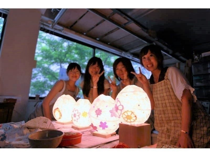 [Osaka Umeda] Lighting craft one day experience ☆ Comfortable life starting with handmade ♪ Warm indirect lighting of Japanese paper ☆の紹介画像