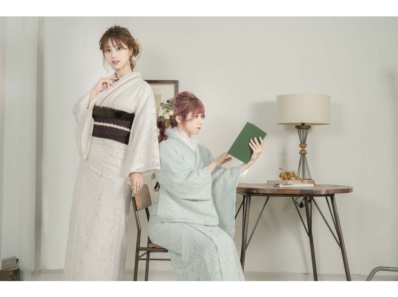 【東京/淺草】從淺草站步行0分鐘！和服套裝&頭髮套裝&穿衣計劃！雨天可以免費租傘♪の紹介画像