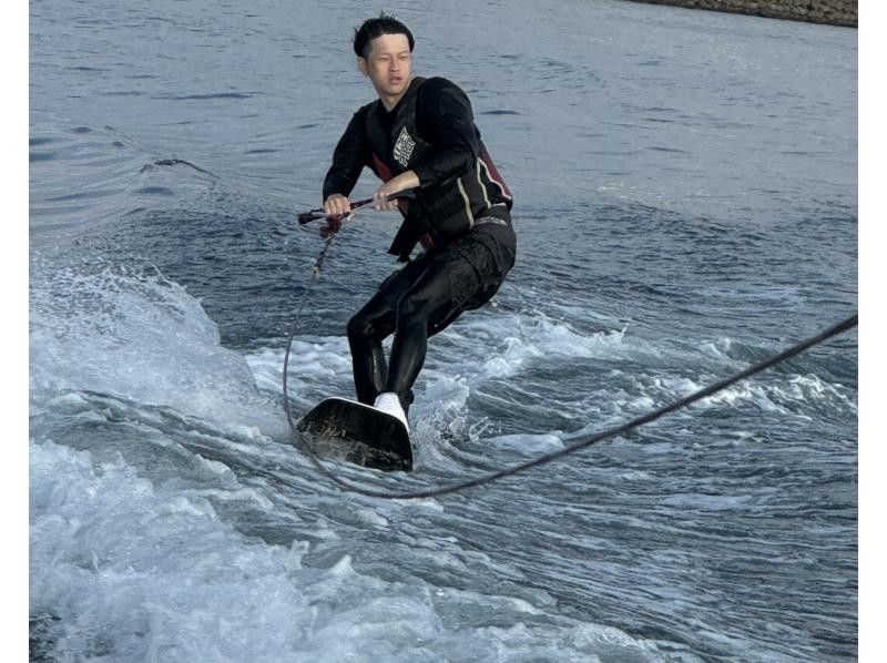 [Kagawa Marugame] Beginners are welcome ☆ Wakeboarding experience ★ (Normal course 20 minutes)の紹介画像