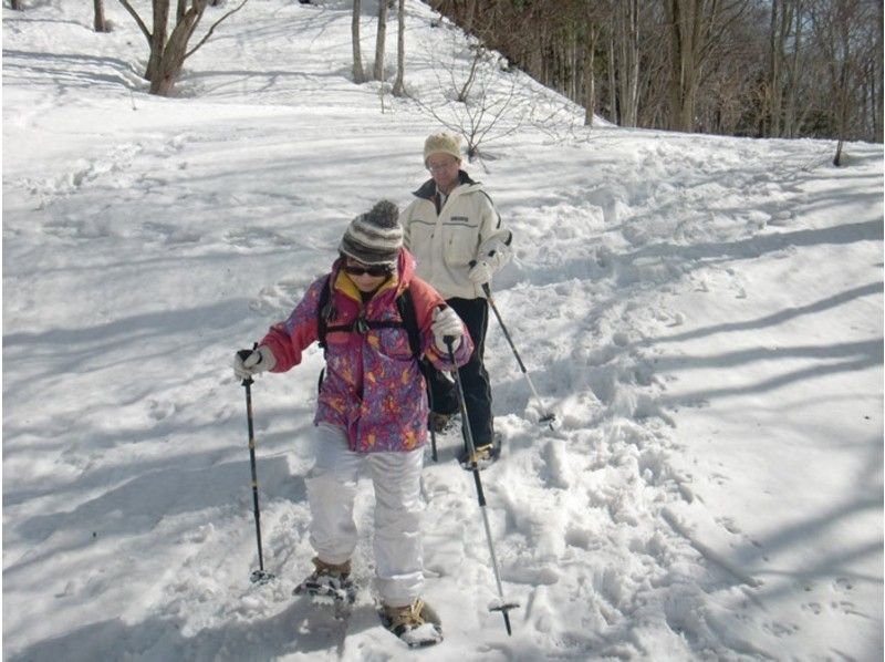 【群馬縣水上町】半日雪鞋健行課程！即使是初學者也能安全參與♪ 4歲以上！ ★深受家庭、情侶和女性喜愛★盡情享受雪中樂趣！の紹介画像