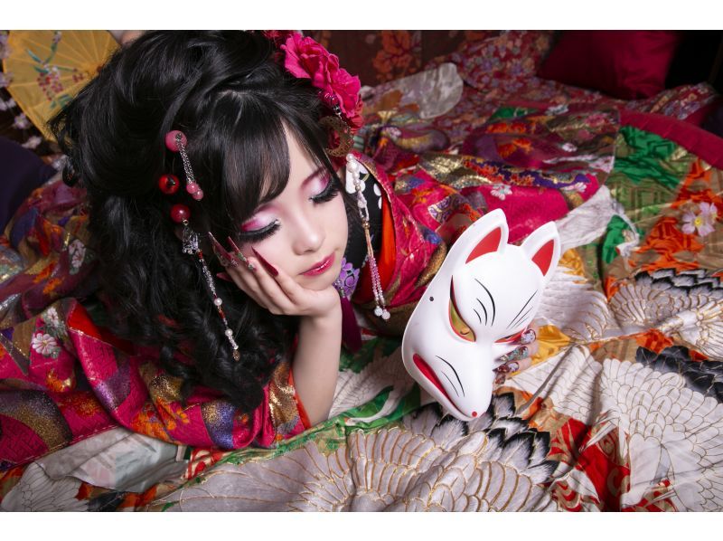 ★お日にち限定割引中★【京都駅徒歩3分】京都で煌びやかに大変身！！「おとめプラン」お一人様でもお友達とも体験可能！の紹介画像