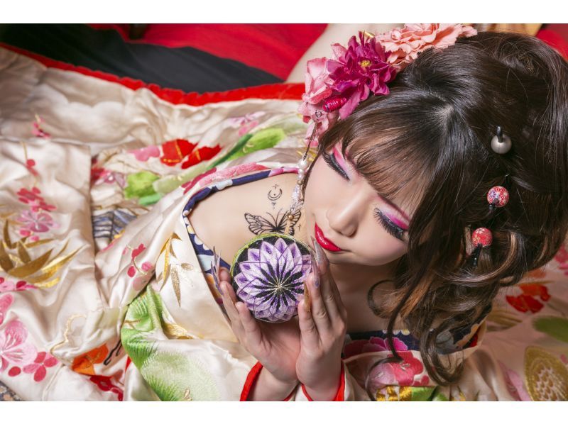 ★お日にち限定割引中★【京都駅徒歩3分】京都で煌びやかに大変身！！「おとめプラン」お一人様でもお友達とも体験可能！の紹介画像