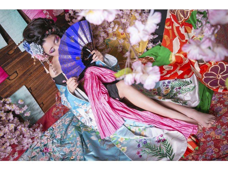 ★お日にち限定割引中★【京都駅徒歩3分】京都で煌びやかに大変身！！「おとめプラン」お一人様でもお友達とも体験可能！の紹介画像