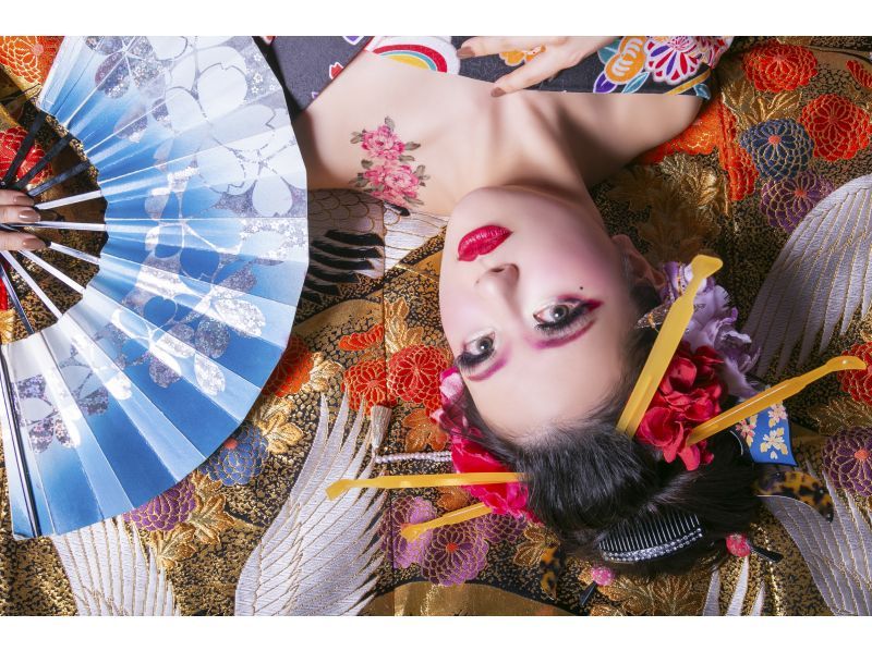 ★お日にち限定割引中★【京都駅徒歩3分】京都で煌びやかに大変身！！「おとめプラン」お一人様でもお友達とも体験可能！の紹介画像