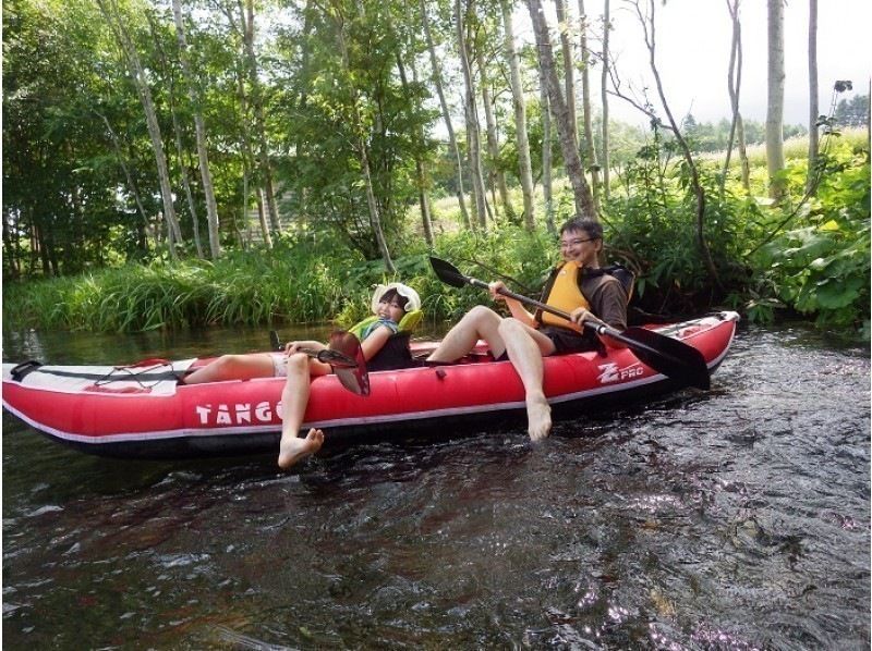 [Hokkaido ・ Niseko】 Enjoy Niseko! Leisurely canoe Kayak) Tour ♪ From 3 years old OK!の紹介画像