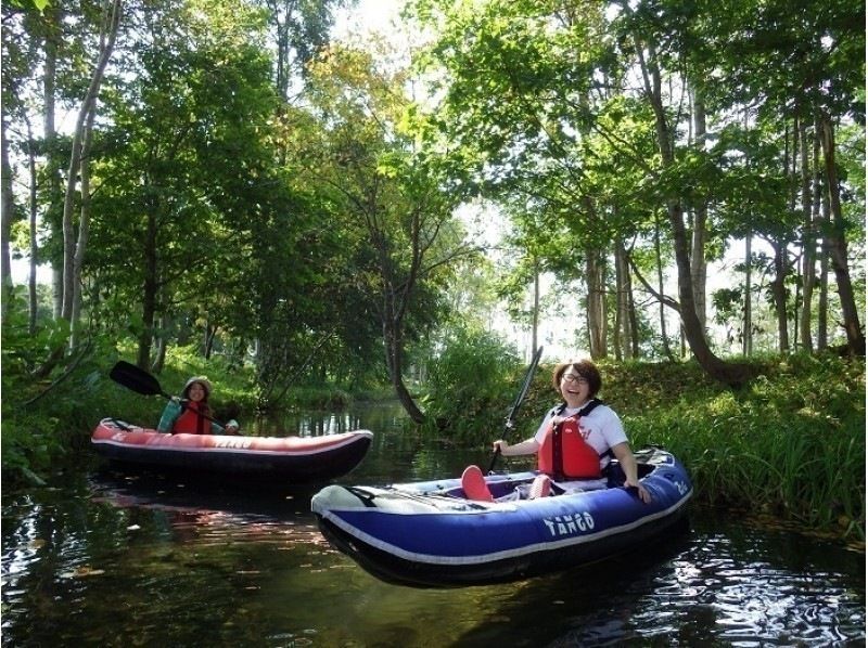 [Hokkaido ・ Niseko】 Enjoy Niseko! Leisurely canoe Kayak) Tour ♪ From 3 years old OK!の紹介画像