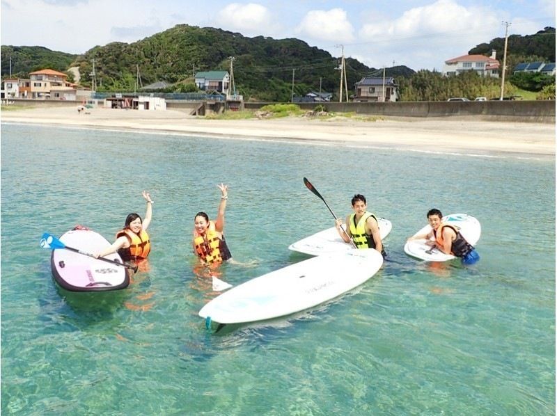 [South of Katsuura City, Chiba] Small group size! A popular "greedy plan" that includes a SUP experience and a mini SUP cruise.の紹介画像