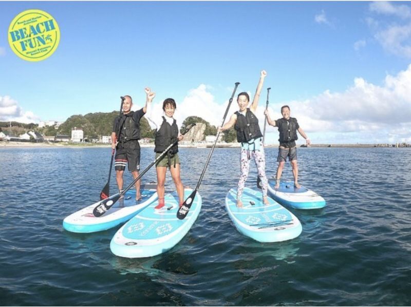[South of Katsuura City, Chiba] Small group size! A popular "greedy plan" that includes a SUP experience and a mini SUP cruise.の紹介画像