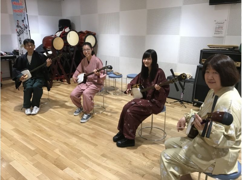 【도쿄 · 아사쿠사 · 스카이 트리 · 우에노 · 아키하바라 · 료고쿠 지역에서 일본 전통 문화의 "샤미센 체험"단체 최대 80 명까지 환영!の紹介画像