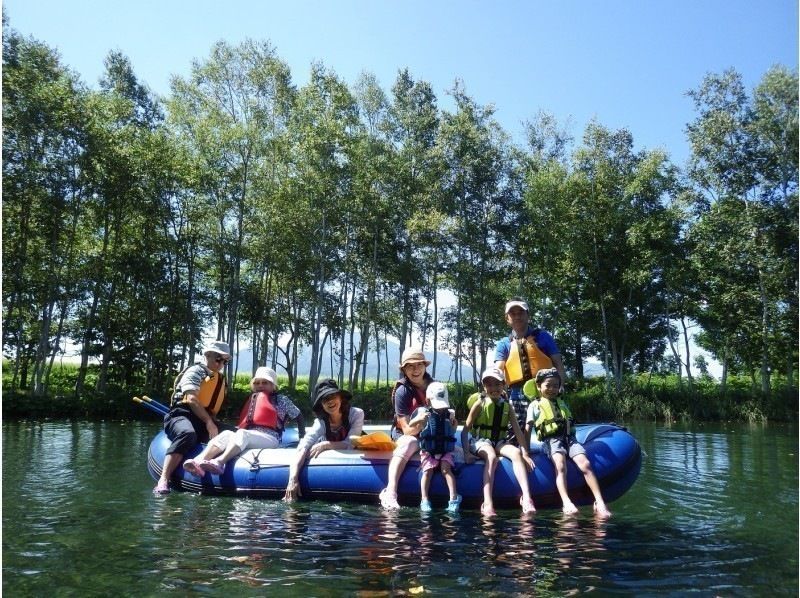 [Hokkaido ・ Niseko】 Niseko in summer! laid back Rafting Tour ♪ It is a loan and pets are OK!の紹介画像