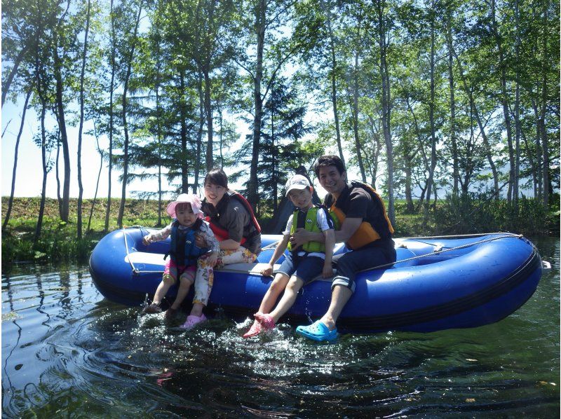 [Hokkaido ・ Niseko】 Niseko in summer! laid back Rafting Tour ♪ It is a loan and pets are OK!の紹介画像