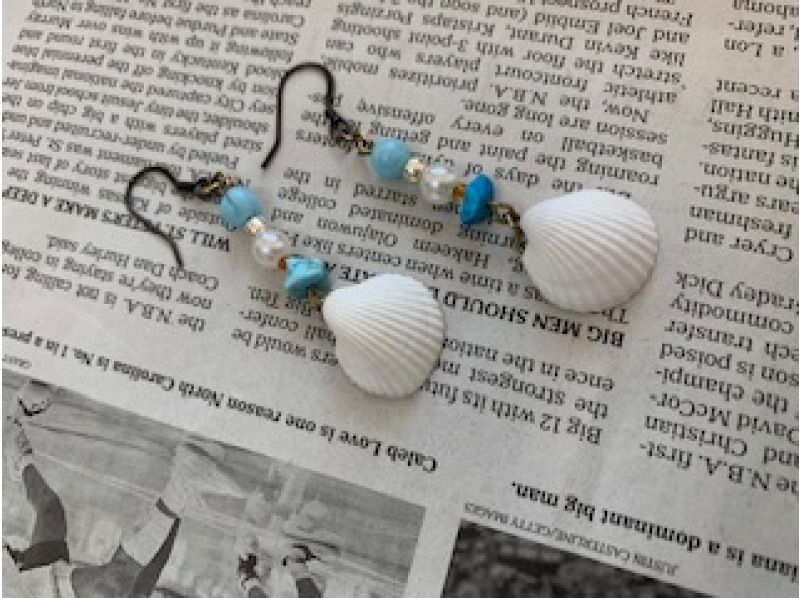 [Hyogo/Kobe/] "Gifts from the Sea" Make an accessory using beach glass, shells, and coral!の紹介画像