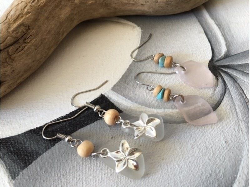 [Hyogo/Kobe/] "Gifts from the Sea" Make an accessory using beach glass, shells, and coral!の紹介画像