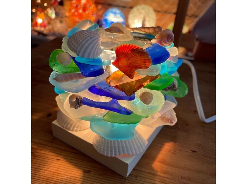 【兵庫・神戸】マリンガラスのランプシェード作り！☆初心者お子様大歓迎☆シーボーンアートの世界をお楽しみください！