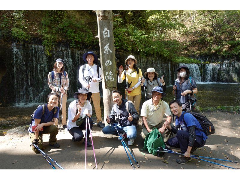 [長野/輕井澤]停在輕井澤的兩個著名瀑布，白石瀑布和琉球瀑布！ Shinanoji徒步旅行（約3小時）の紹介画像