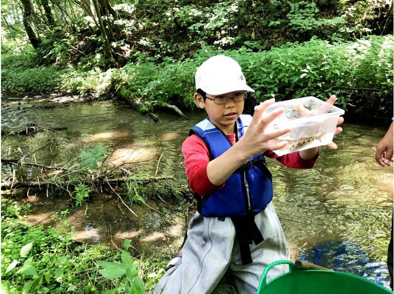 [Hokkaido, Shari River] Children's most popular! Let's catch fish in the wilderness "Shari River fish catch"の紹介画像