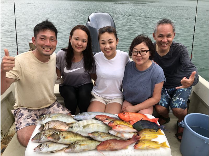 [A美大島]手工乘船釣魚*半天課程*您可以將魚帶到小酒館！の紹介画像