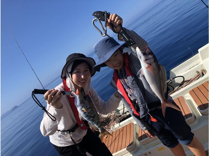 [A美大島]手工乘船釣魚*半天課程*您可以將魚帶到小酒館！の紹介画像