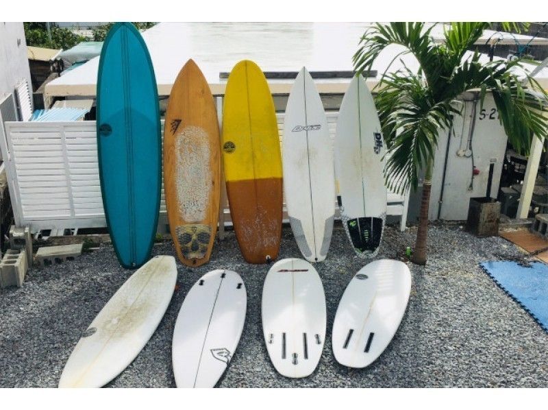 [沖繩/北谷]種類繁多！ !!衝浪板和潛水衣出租（適合有經驗的人）の紹介画像