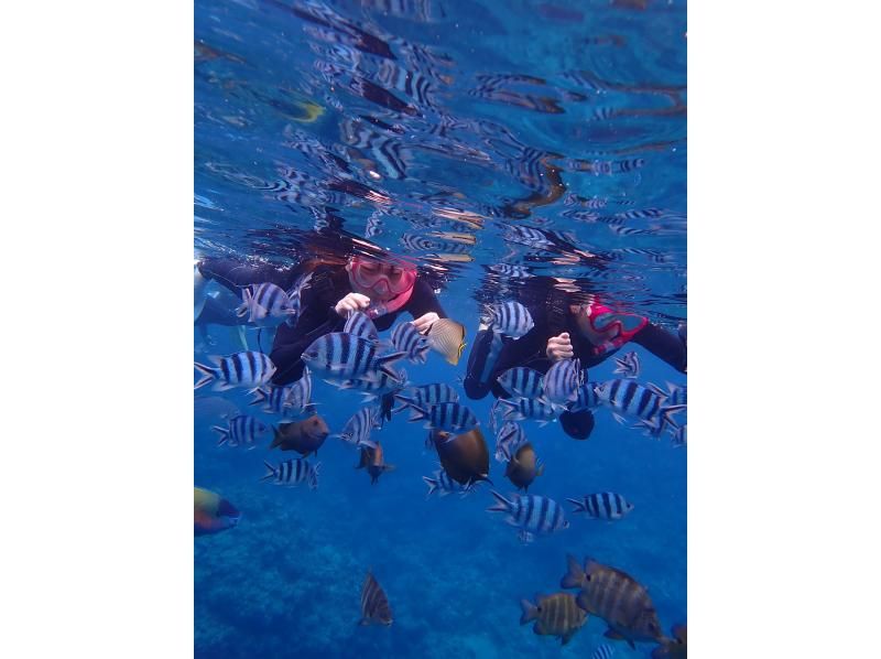 【 冲绳 ·蓝洞】 冲绳最受欢迎的浮潜点！蓝洞浮潜♪の紹介画像