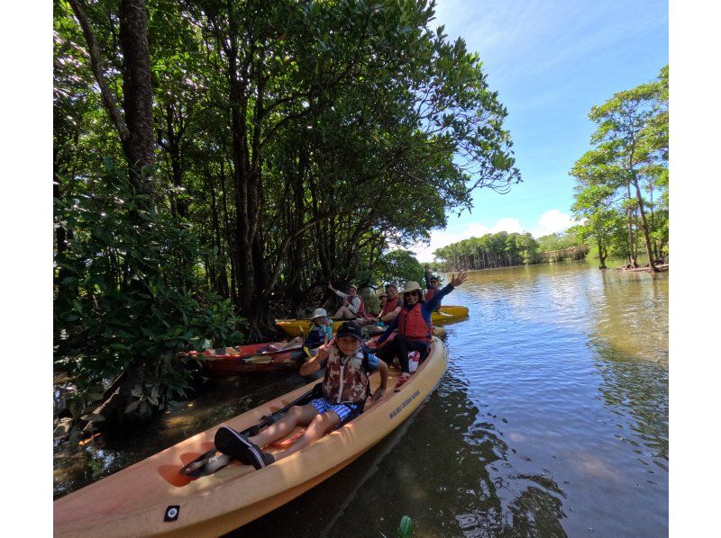 【沖縄・億首川】沖縄県カヤック・カヌー協会公認ガイドと行く・マングローブ林&rarr;海&rarr;ビーチ上陸・初心者でも２度目の参加でも楽しめる・無料撮影付の紹介画像
