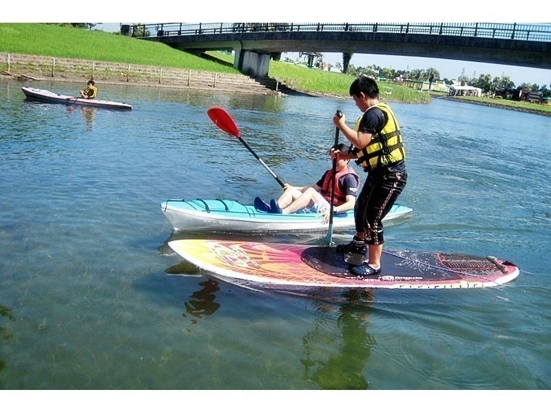 [宫崎·Aoshima]使用独木舟体验探索河流SUP★让我们享受治疗时间！の紹介画像