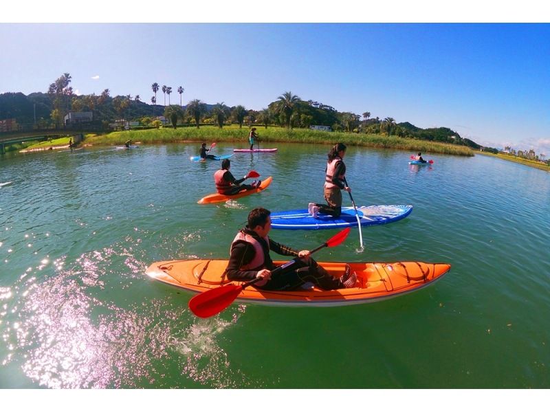 [Miyazaki ・ Aoshima] Explore the river using the canoe experience SUP ★ Let's enjoy the healing time!の紹介画像