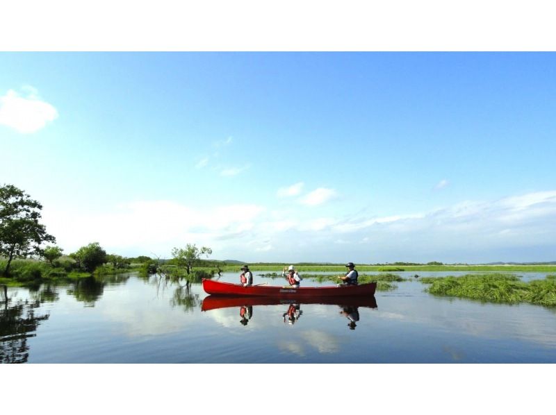 【北海道・釧路湿原・釧路川】少し遅めの出発！昼どきカヌー体験の紹介画像