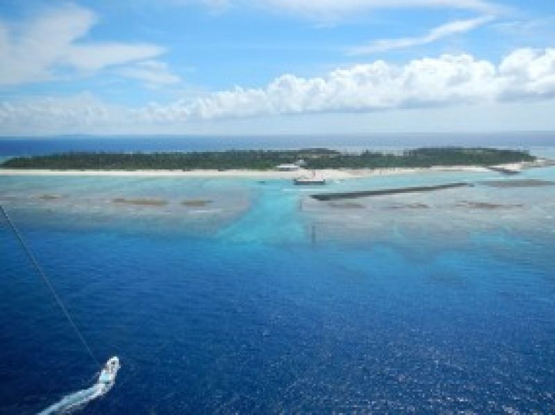 오키나와 &middot; 미나미 섬 【E 플랜 ◆ 당일치기 해수욕】 미나미 섬 왕복 승선권 & 점심 & 파라솔 1 개 포함! !の紹介画像