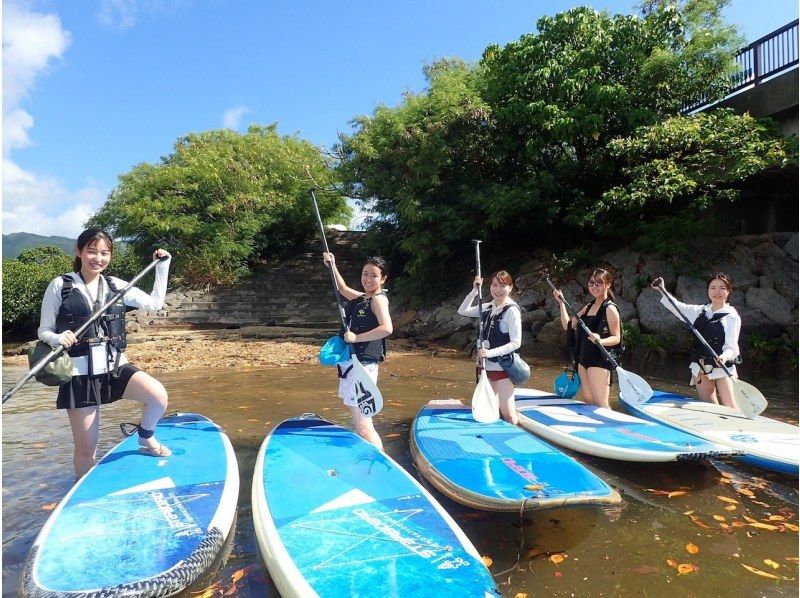 【西表島／由布島】SUP＆日帰り離島ツアー｜認定ガイドと行く世界自然遺産SUP ＆ 水牛車で渡る由布島の島時間旅(写真データ付)の紹介画像