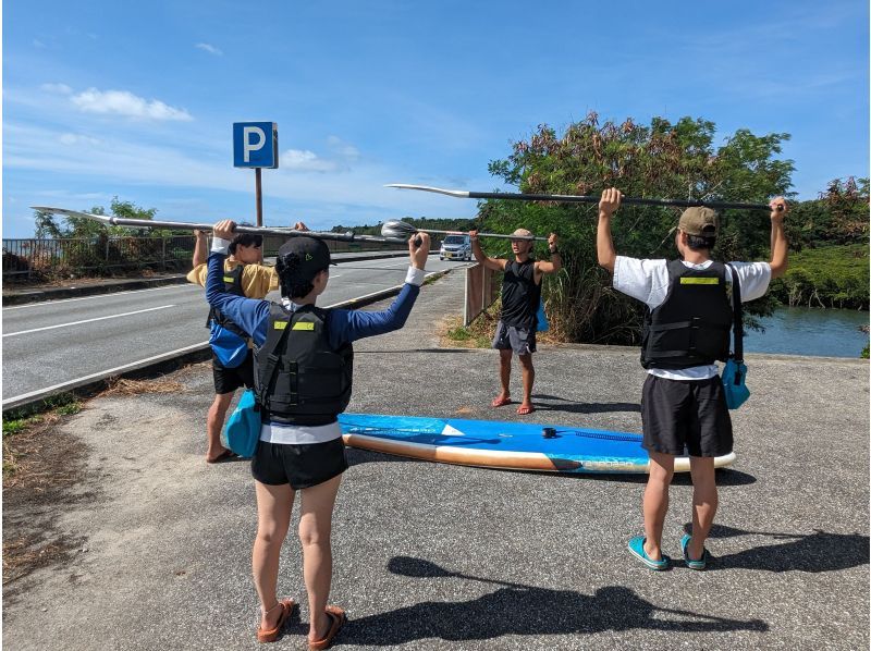 【西表島／由布島】SUP＆日帰り離島ツアー｜認定ガイドと行く世界自然遺産SUP ＆ 水牛車で渡る由布島の島時間旅(写真データ付)の紹介画像