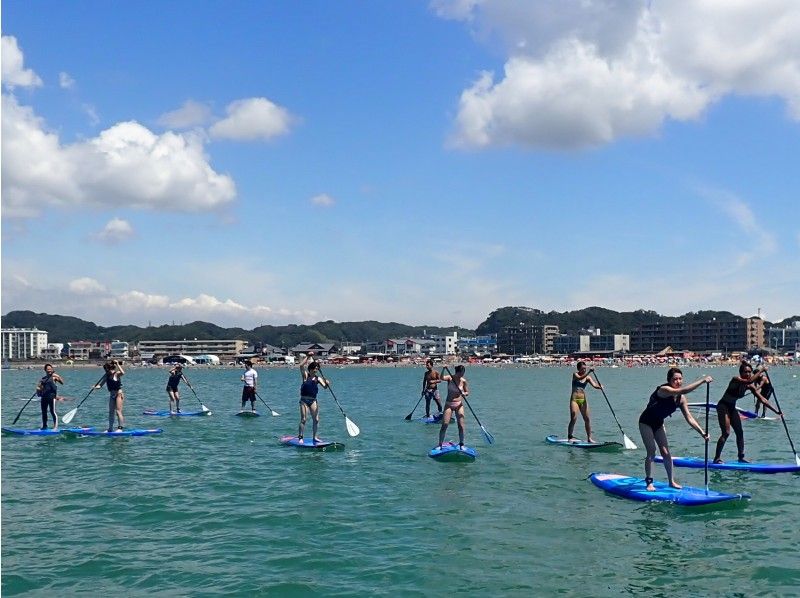 【神奈川・湘南】初心者・お一人様歓迎！逗子海岸でSUP体験☆浜まで30秒・駅から10分☆もちろんお写真はプレゼント♪の紹介画像