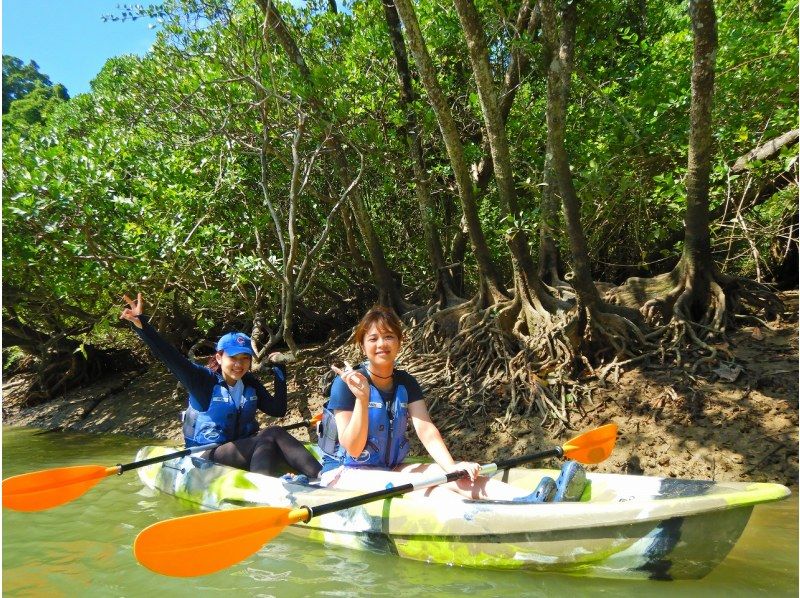 マングローブカヤックツアー【当日予約可】ツアー画像プレゼント！２歳からOK、家族・カップル・女子旅に人気♪本島中部・アクセス便利の紹介画像