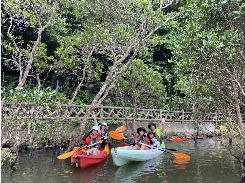 マングローブカヤックツアー【当日予約可】ツアー画像プレゼント！２歳からOK、家族・カップル・女子旅に人気♪本島中部・アクセス便利の紹介画像