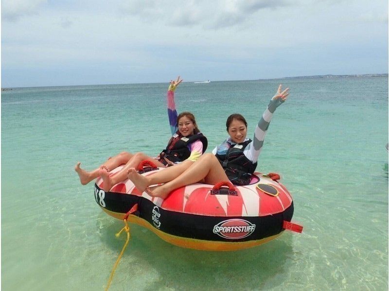 Any number of people can enjoy 7 types of marine sports for 60 minutes per group! 15,000 yen per group for a full private rental.の紹介画像