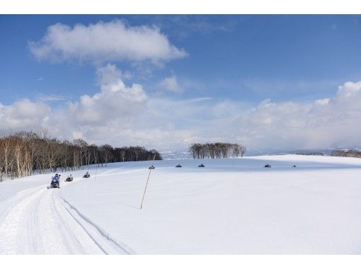 Hokkaido/Niseko] Snowmobile guided tour 60 minutes 500cc group