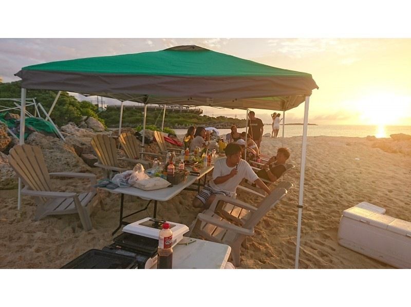 [Okinawa, Nago] BBQ on the beach ♪ Marine sports are also available!の紹介画像