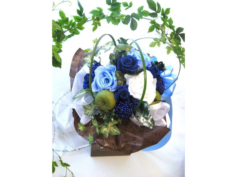 [Kanagawa/Yokohama] Preserved Flower "Paris Mini Bouquet" Lesson After Tea Time &With a shuttle bus!