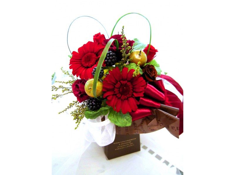 [Kanagawa/Yokohama] Preserved Flower "Paris Mini Bouquet" Lesson After Tea Time &With a shuttle bus!