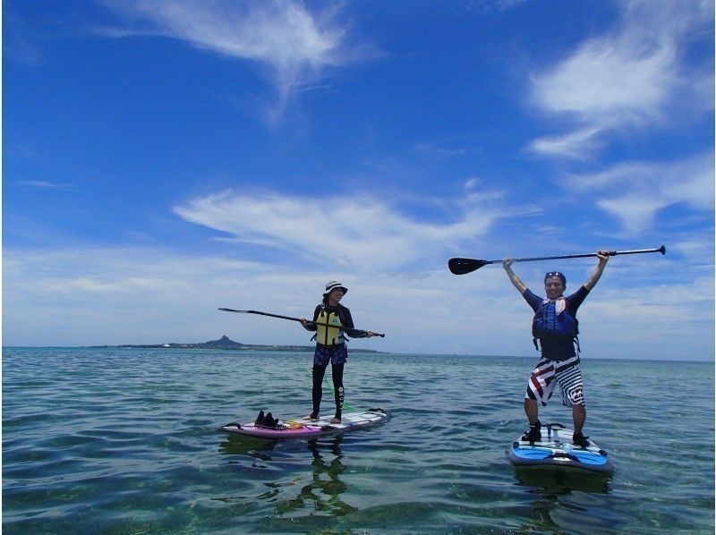 【沖縄・備瀬】★期間限定★ワルミ上陸ツアー（SUP・シーカヤック）の紹介画像
