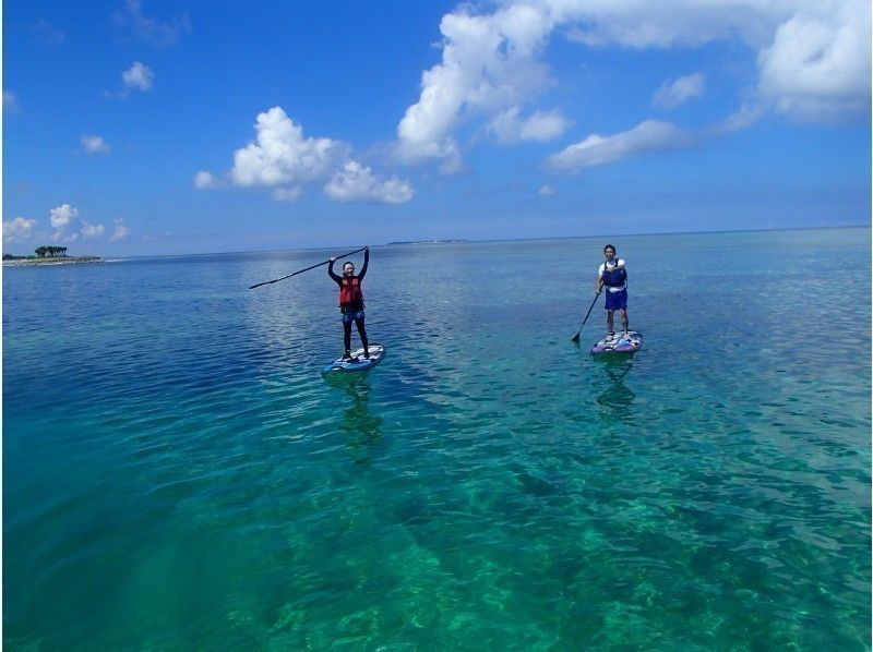 【Okinawa · Bise】 ★ limited time ★ Walmi landing tour (SUP · sea kayak)の紹介画像